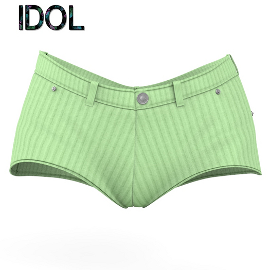 Mint Ribbed Short