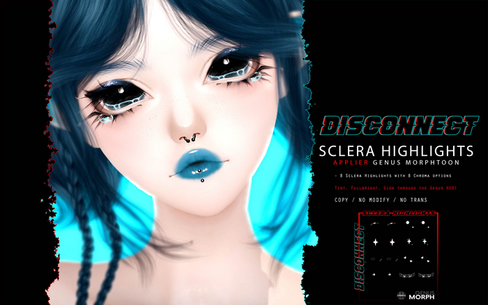 -Disconnect. Sclera Highlights Applier [Genus MorphToon]