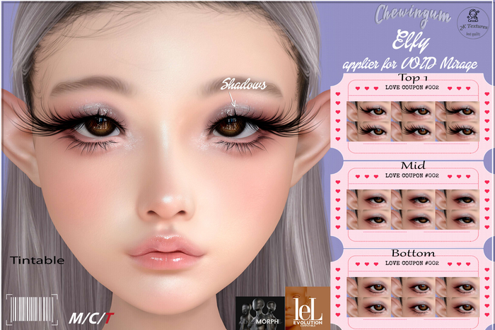 Chewingum ELFY EYELASH APPLIER FOR VOID MIRAGE BOX