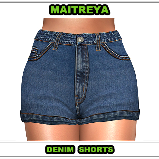 Kathleen Denim Shorts For Maitreya Lara