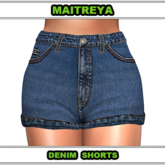 Kathleen Denim Shorts For Maitreya Lara