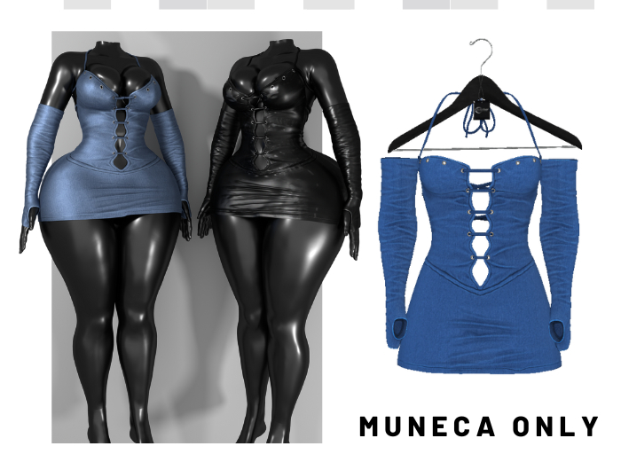 [E] Melissa Dress Denim
