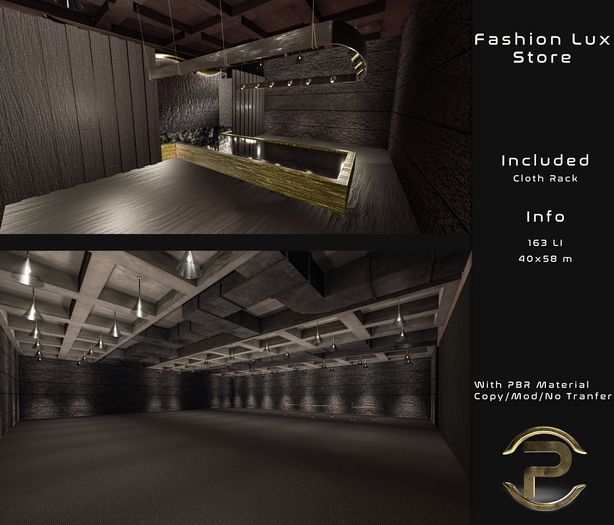 Perspective . Lux Fashion Store .Box.