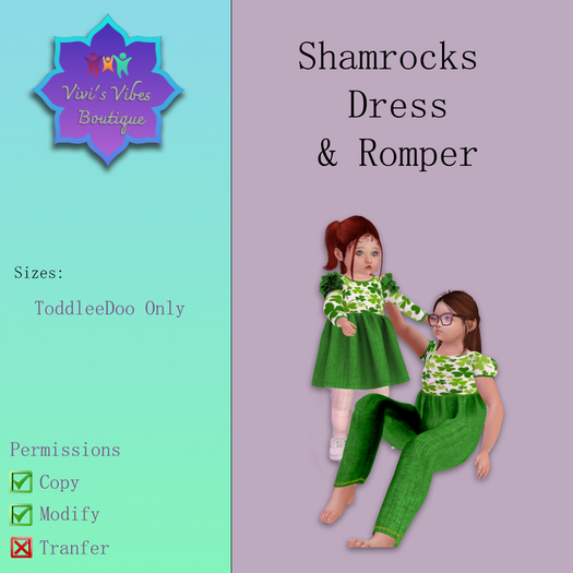 (VVB) Shamrock Dress & Rompers [box]