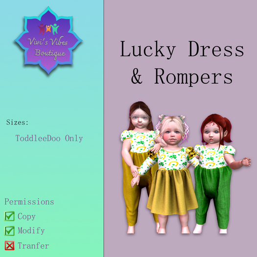 (VVB) Lucky Dress & Rompers [box]