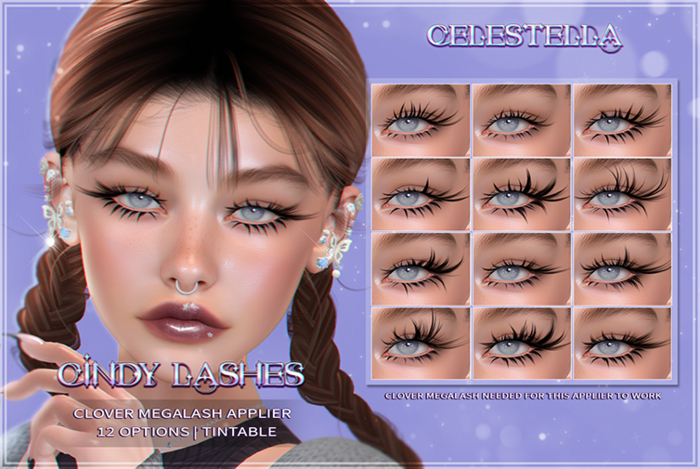 Celestella ~ Cindy Lashes ~ CLOVER MEGALASH 