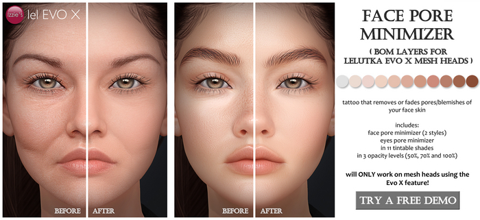 Izzie's - DEMO Face Pore Minimizer (Evo X BOM)