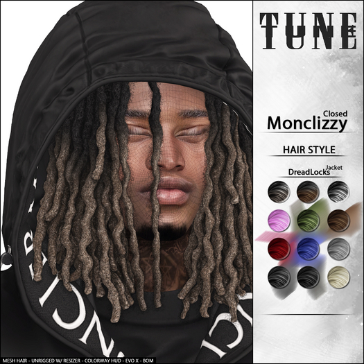 TUNE - "Monclizzy" DreadLocks Jacket. [FATPACK]