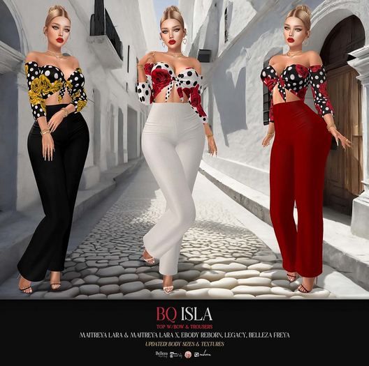 BQ::Isla Top w/Bow::: Red 