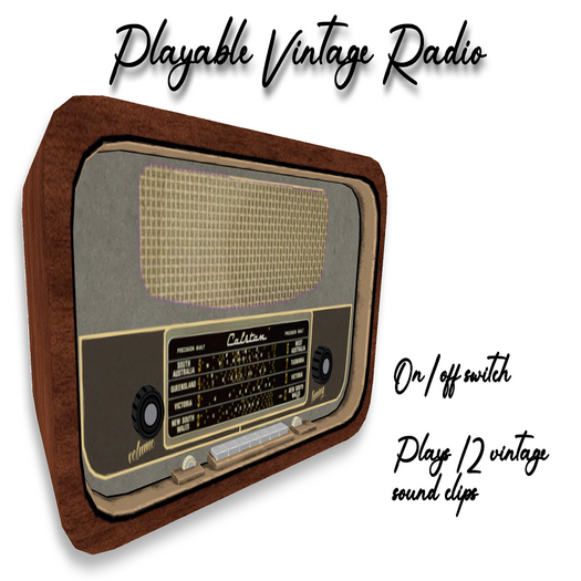 Glampire - Playable Vintage Radio (boxed)