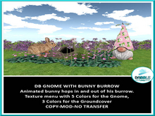 DB GNOME WITH BUNNY BURROW add me