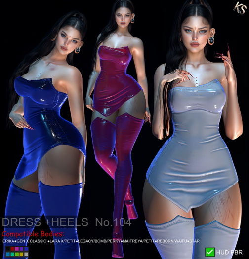 KiraStyle // DRESS + BOOTS // 104  PBR