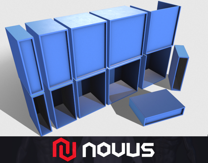 Display Stand Set - Blue {Mesh}