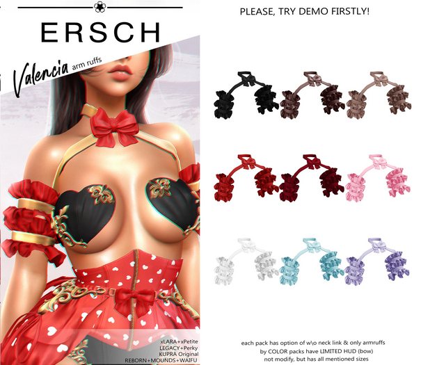 ERSCH - Valencia Ruffs -fatpack-