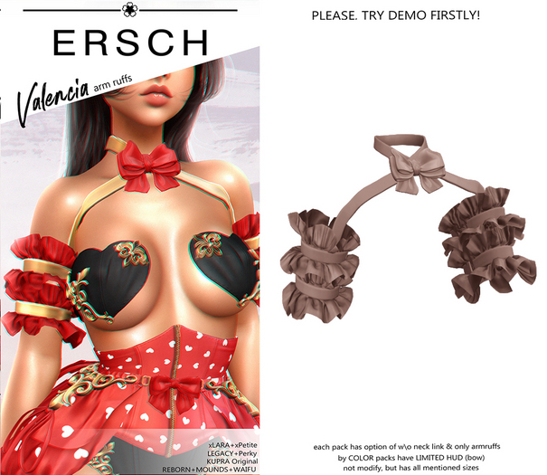 ERSCH - Valencia Ruffs -beige-