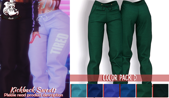 Eliavah ~ Kickback Sweats [COLOR PACK D]