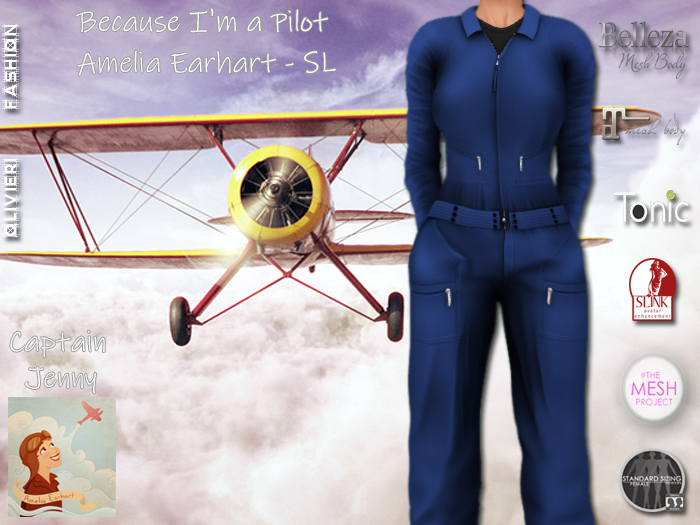 JENNY Pilot - JUMPSUIT - BLUE