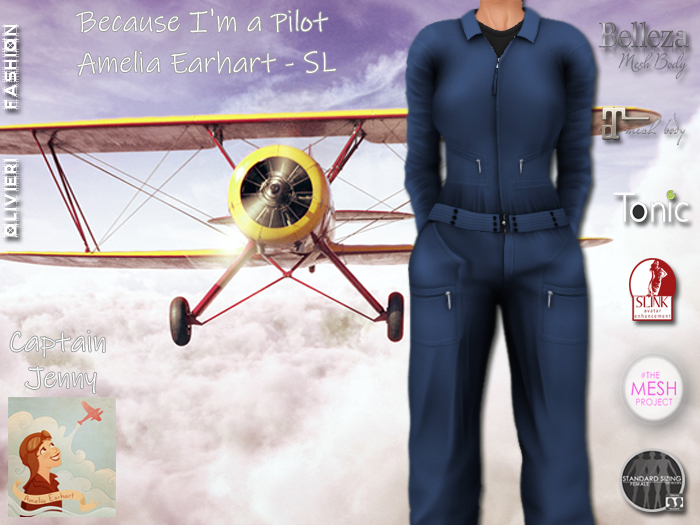 JENNY Pilot - JUMPSUIT - BLUE 2