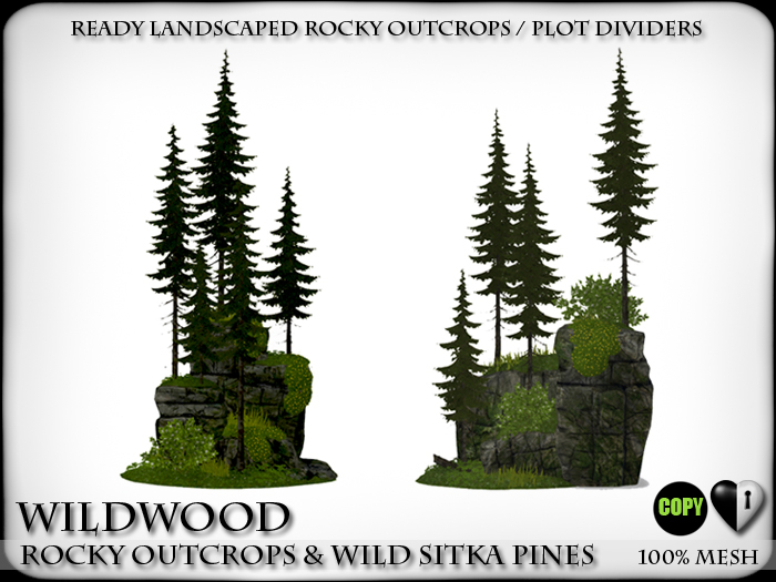 Giant Rocks - Rocky Outcrops with Wild Sitka Pines