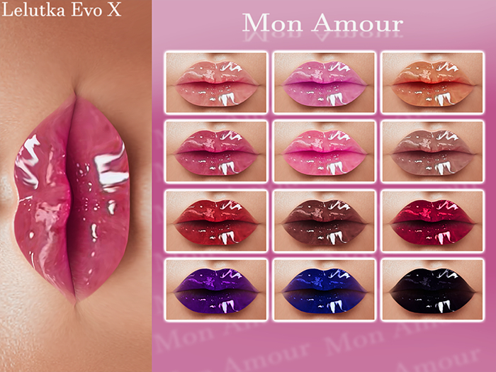 Mor Amour - Reina Lipsticks Applier Lelutka EvoX
