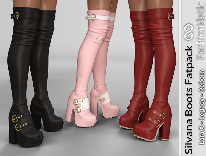 Boots Silvana Fatpack - Reborn,  Legacy,  LaraX, PetiteX - FashionNatic