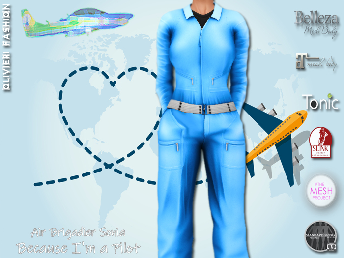 SONIA Pilot - JUMPSUIT - SPECIAL BLUE 3