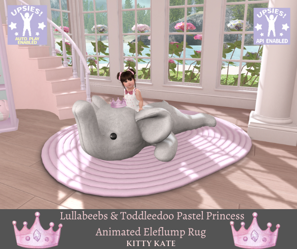 {KK} TD & Lullabeebs Pastel Princess Animated Elephant Rug _ Updated with Upsies! Autoplay & API
