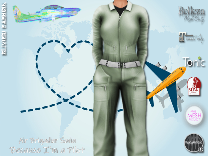 SONIA Pilot - JUMPSUIT - SPECIAL GREEN