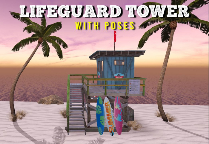 [WAG] Lifeguard Tower with Poses