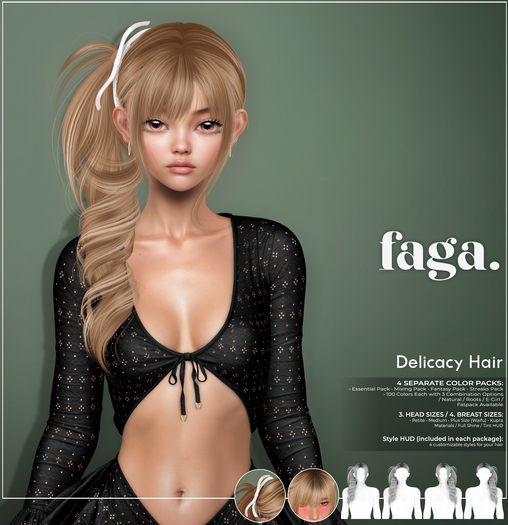 Faga. (HUD.Unpack) Delicacy / - Fatpack