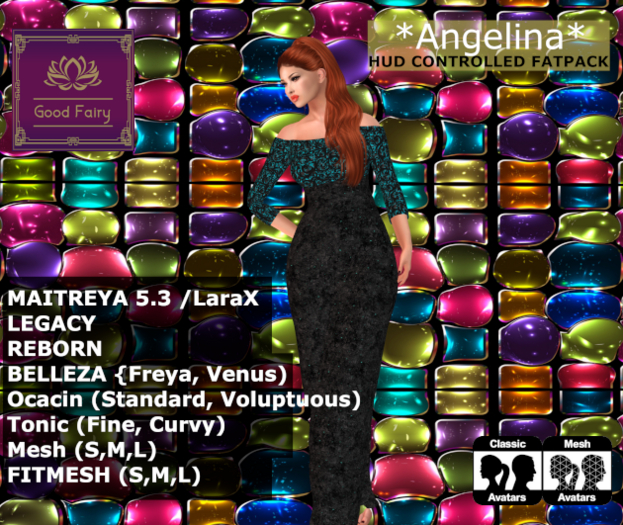 [Good Fairy] - Angelina {Gown} *FATPACK*