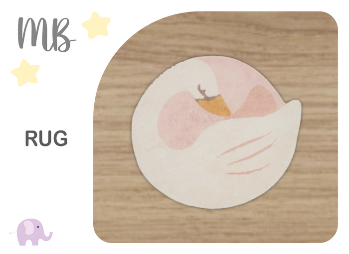 MB :: Rug pink swan