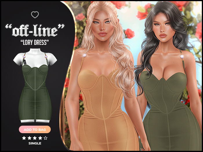 "Off-Line" x "Lory" Dress / Army