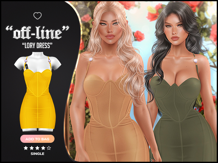 "Off-Line" x "Lory" Dress / Star