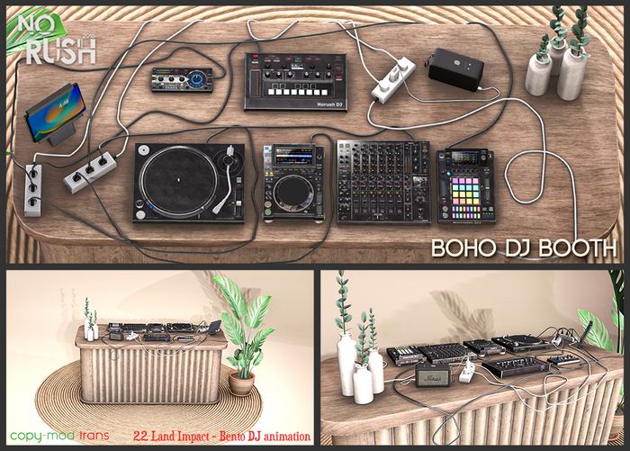 [NORUSH] Boho DJ Booth -unpack-