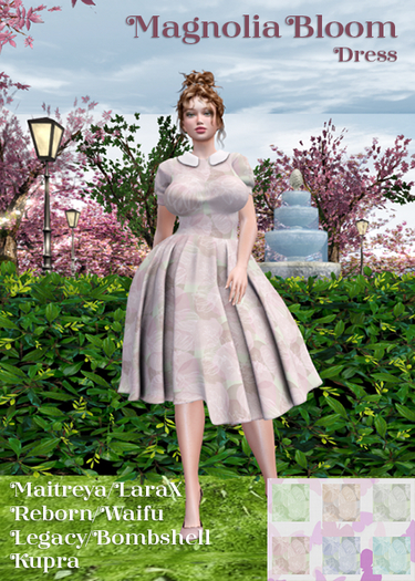 Magnolia Bloom Dress BOXED