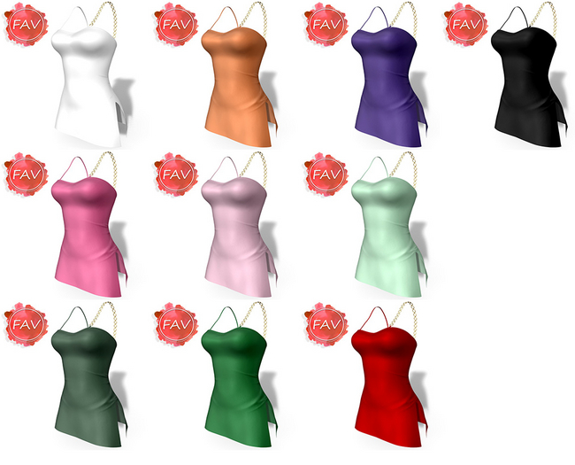 FATPACK Circle Dress Colors