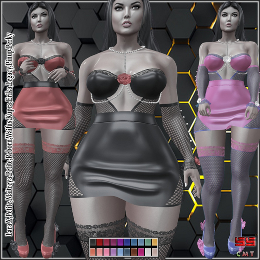 [SS] Megan Outfit Pack DEMO [ 11 mesh size ]