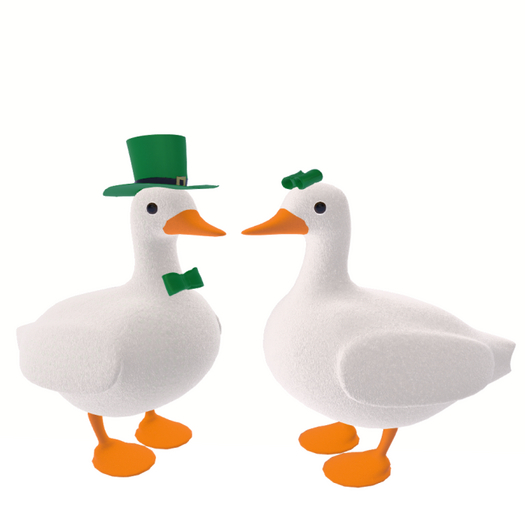 DFS GB#69 Duck Male + Female - St Patrick Duck
