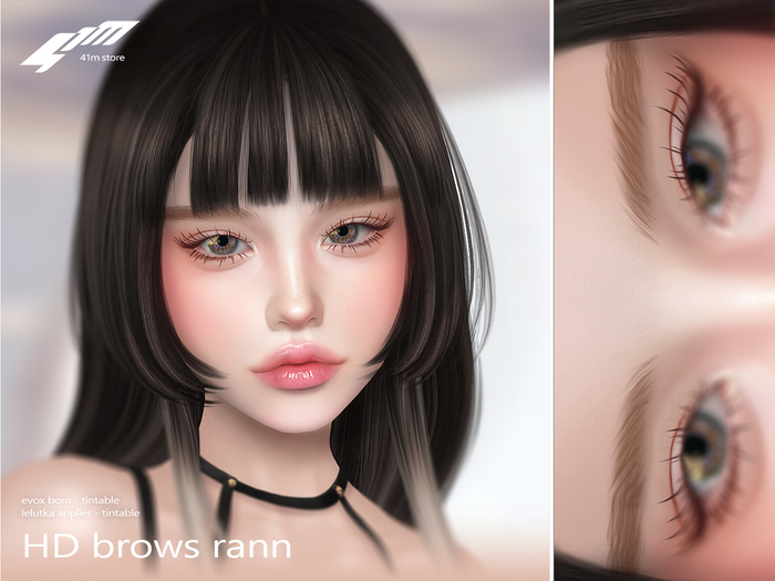 41m / HD Brows Rann / Lelutka EvoX