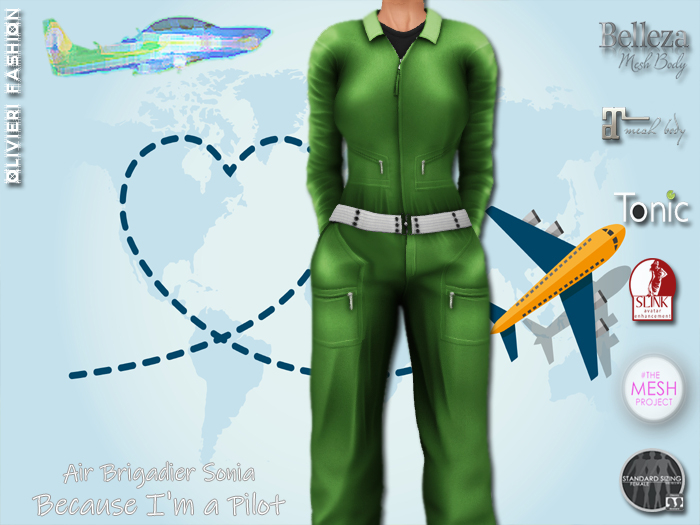 SONIA Pilot - JUMPSUIT - SPECIAL GREEN 2