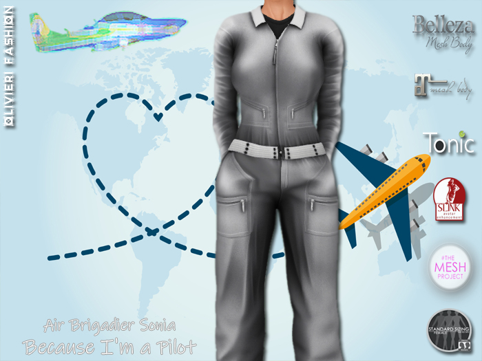SONIA Pilot - JUMPSUIT - SPECIAL GREY