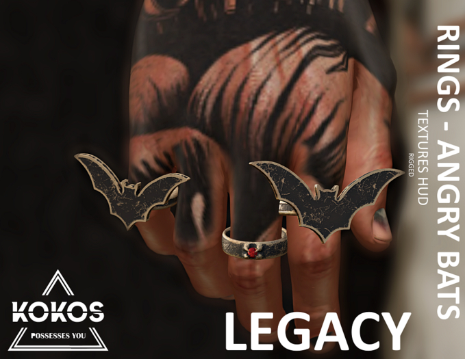 KOKOS-ANGRY BATS - RINGS- LEGACY