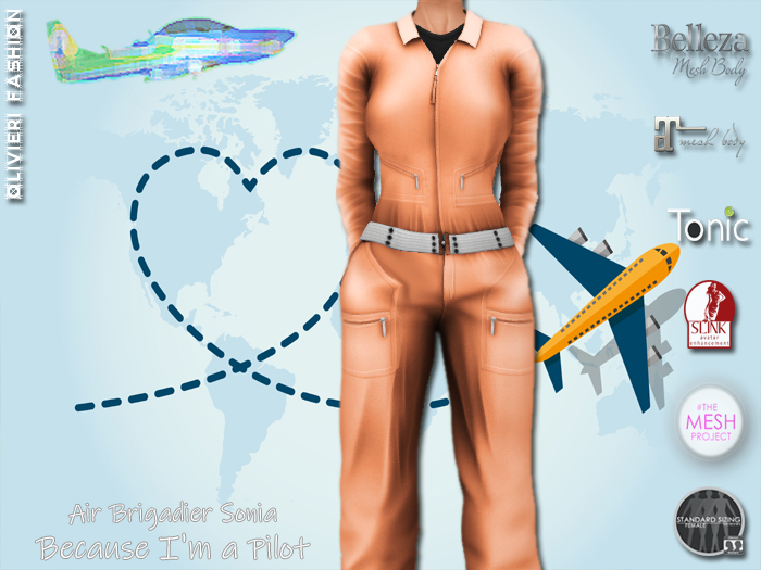 SONIA Pilot - JUMPSUIT - SPECIAL ORANGE