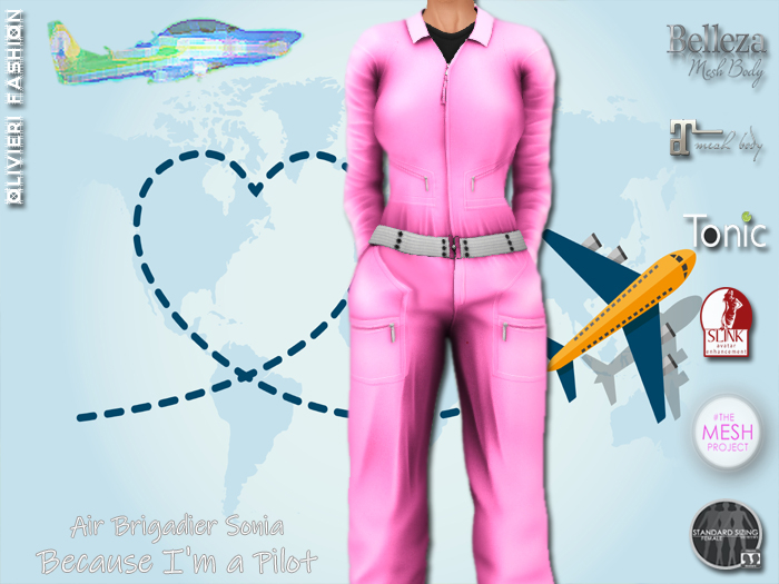 SONIA Pilot - JUMPSUIT - SPECIAL PINK