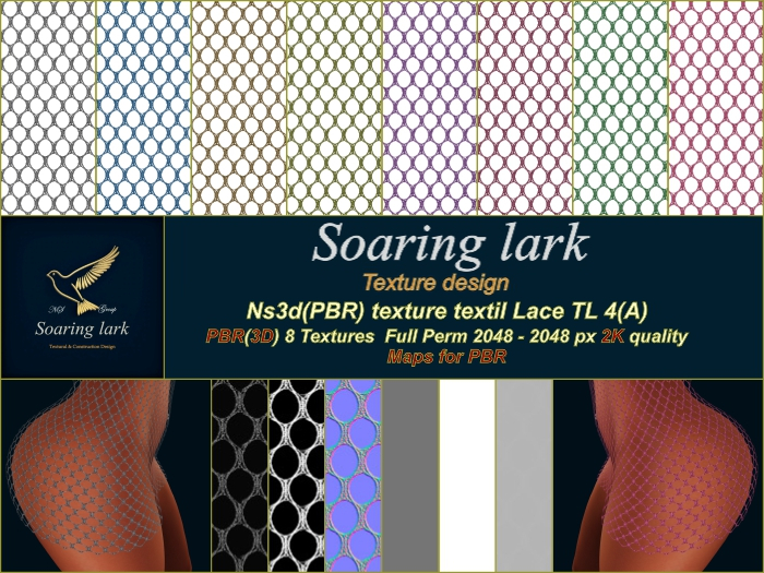 Ns3d(PBR) texture textil Lace TL 4(A)