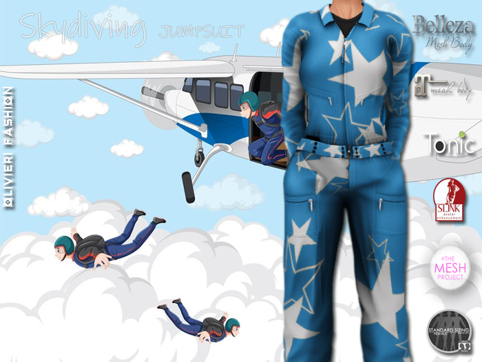 Skydiving Female - JUMPSUIT - 02