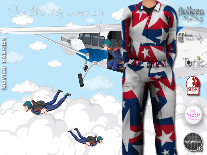 Skydiving Female - JUMPSUIT - 03