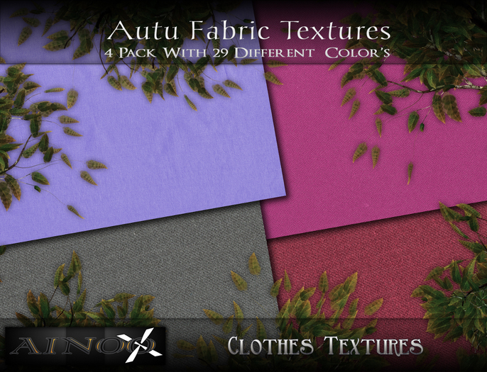 - Ainoo Clothes textures- Autu fabric