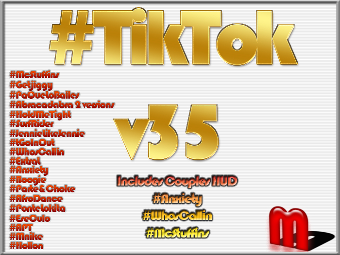MocapAnimations #TikTok v35 Challenge BENTO Pack!